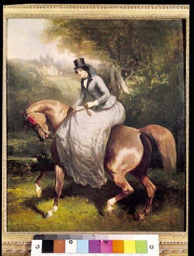 Amazona en el bosque de Pierrefonds de Alfred Dedreux